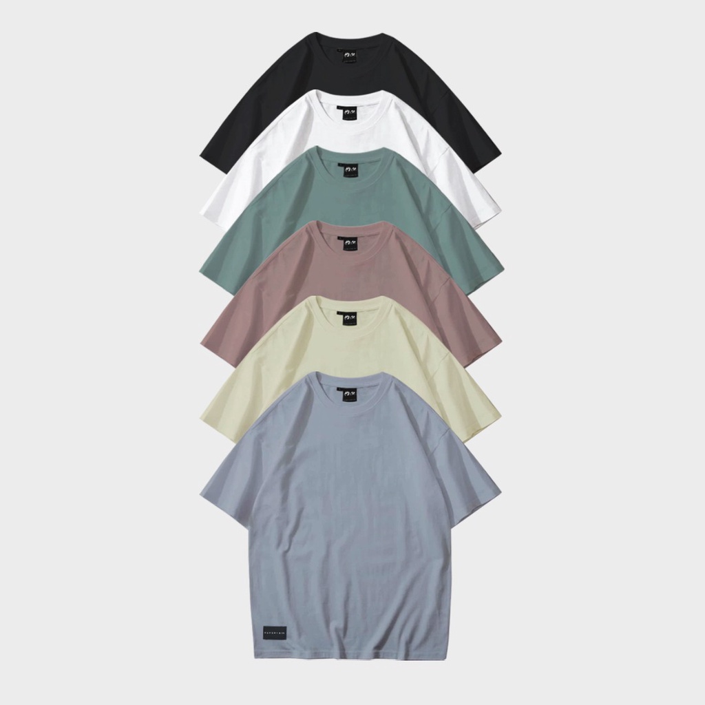 Hungry & Co. T-shirt Polos Oversized / Kaos Polos Oversized / Kaos Pria Oversized