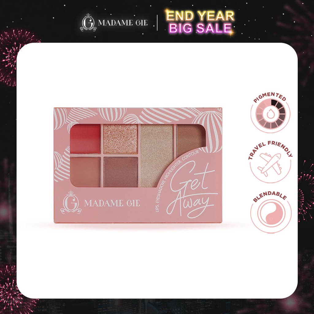 Madame Gie Getaway Make Up Kit - MakeUp Face Pallete