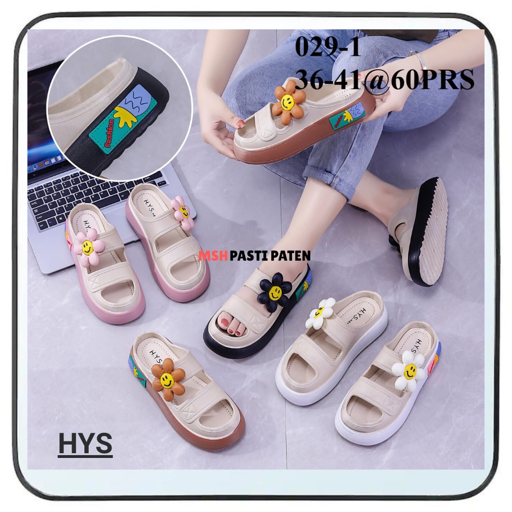 HYS 029 Sepatu Sandal Wanita Terbaru Sandal Jelly Import Wanita