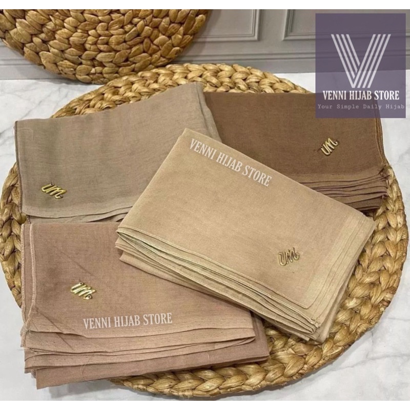 HIJAB PARIS JADUL ORIGINAL UMAMA SCARF(LOGO PLAT GOLD)