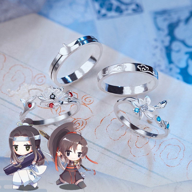 THE UNTAMED - Wei Wuxian Lan Wangji Unisex Rings Mo Dao Zu Shi
