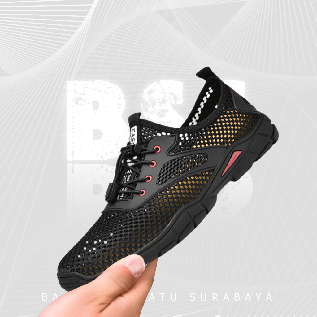 Fashion Sepatu Pria Jaring