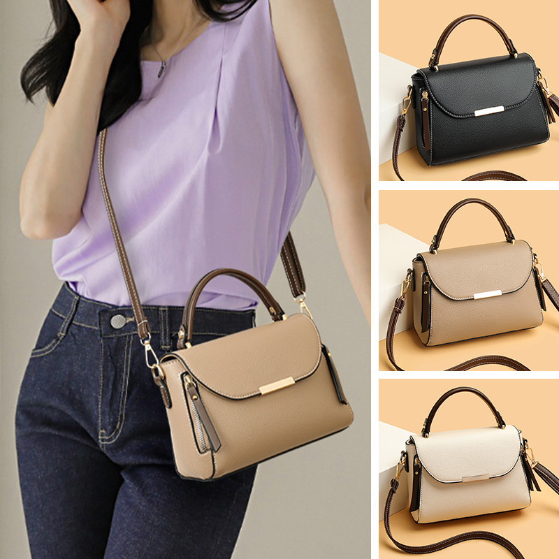 Tas Bahu Wanita Tas Selempang  Wanita Hand Bag  Elegan dengan tali panjang