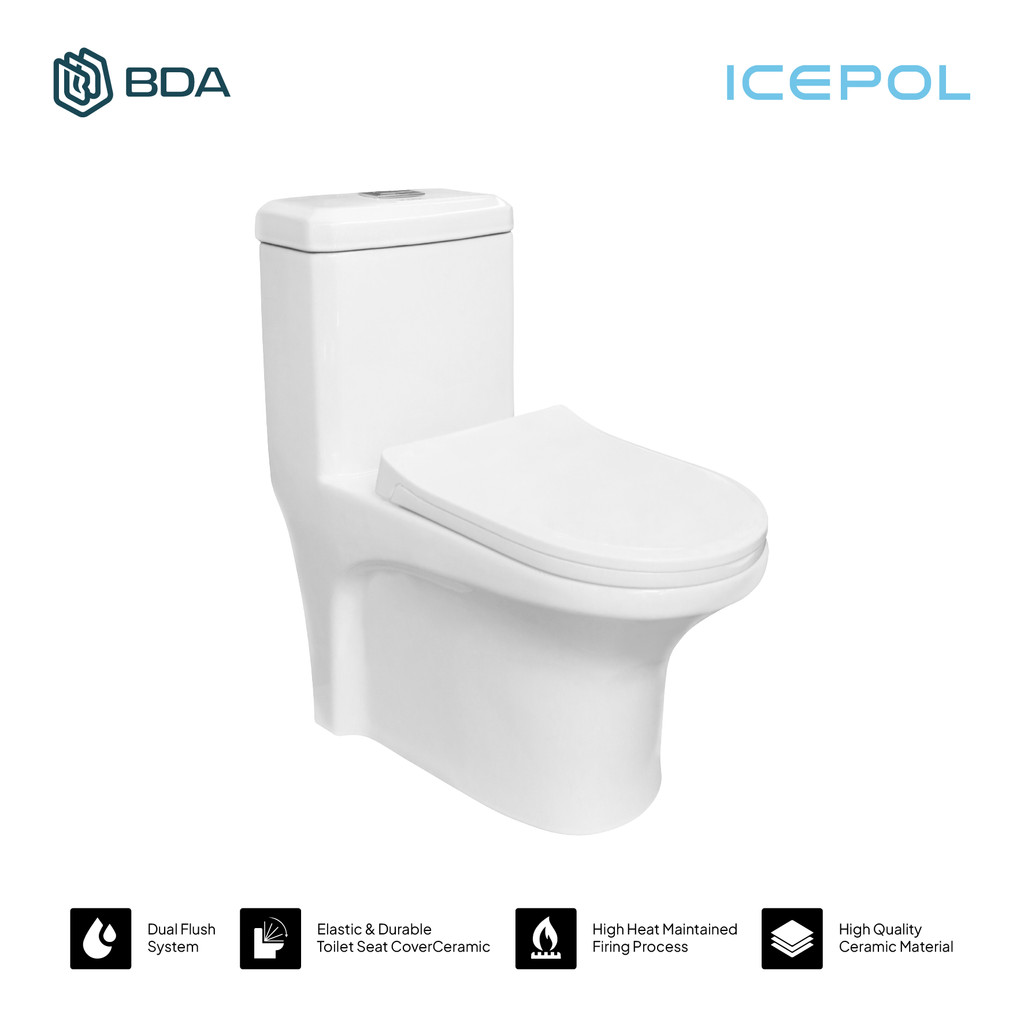 Icepol Closet Duduk Kloset Duduk Toilet Duduk IC 8010